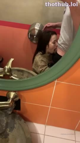 Ellie Leen Sucks And Fucks In A Public Stall