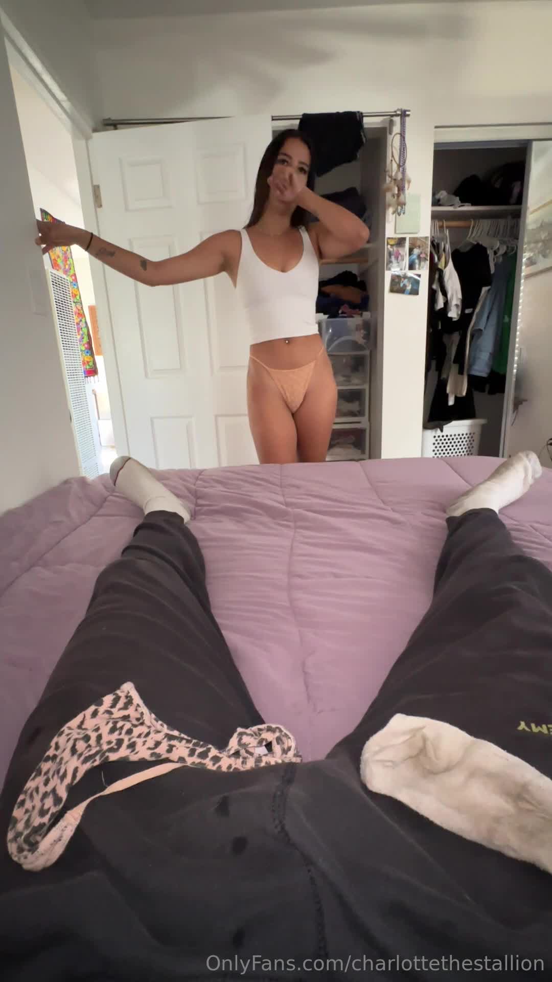 Charlottethestallion - I’m always finding my step bro do weird shit…. Smelling my s..