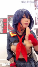 OnlyFans leaked Nnnnekochan solo with dildo on HDthot