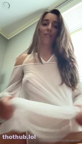 Christina Khalil white tease ppv
