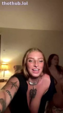 OnlyFans leaked Stella Barey full live with saminetitties on HDthot