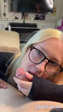 OnlyFans leaked AprilBanxxx Blonde Blowjob on HDthot
