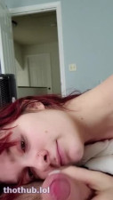 OnlyFans leaked Rocketbabey casual blowjob on HDthot