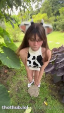OnlyFans leaked Cow AleGarces666 Gets Banged And Jizzed on HDthot