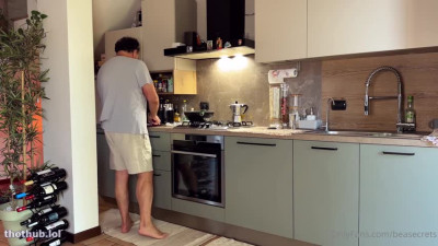 OnlyFans leaked Beasecrets cuckold garden pasta outdoor fuck on HDthot