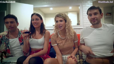 Jackandjill OnlyFans leaked j&j-mysweetapple first handjob swap with amateur couple on HDthot
