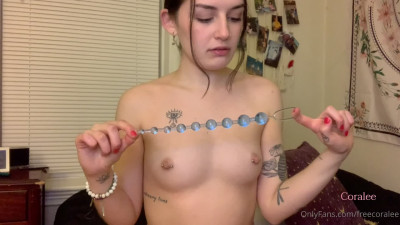 thecoragrantvip OnlyFans leaked Thecoragrantvip - First time using anal beads on HDthot
