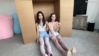 Lucy Mochi OnlyFans leaked Lilahanne w Lucy Mochi WE’RE YOUR NEW SEX DOLLS BGG threesome on HDthot