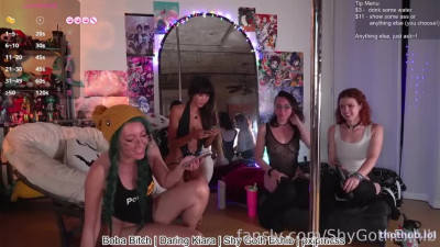 OnlyFans leaked ShyGothExhib Live w Bobabitch x daringkiara and pxlprncss on HDthot