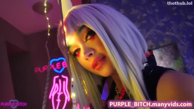 OnlyFans leaked Purple Bitch - Cyberpunk Lucy Cosplay on HDthot