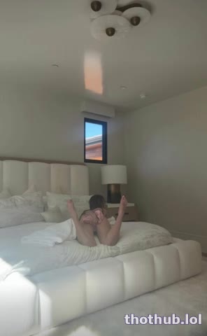 Megnutt naked spreading on her bed