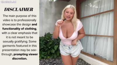 OnlyFans leaked Itslanarae shows of big boobs in transparent tops on HDthot