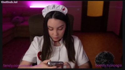 OnlyFans leaked Moona ASMR - Fansly Live Stream | Nurse RP on HDthot