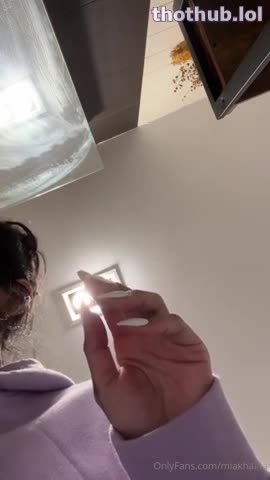 Mia Khalifa Morning Strip Tease Video Leaked