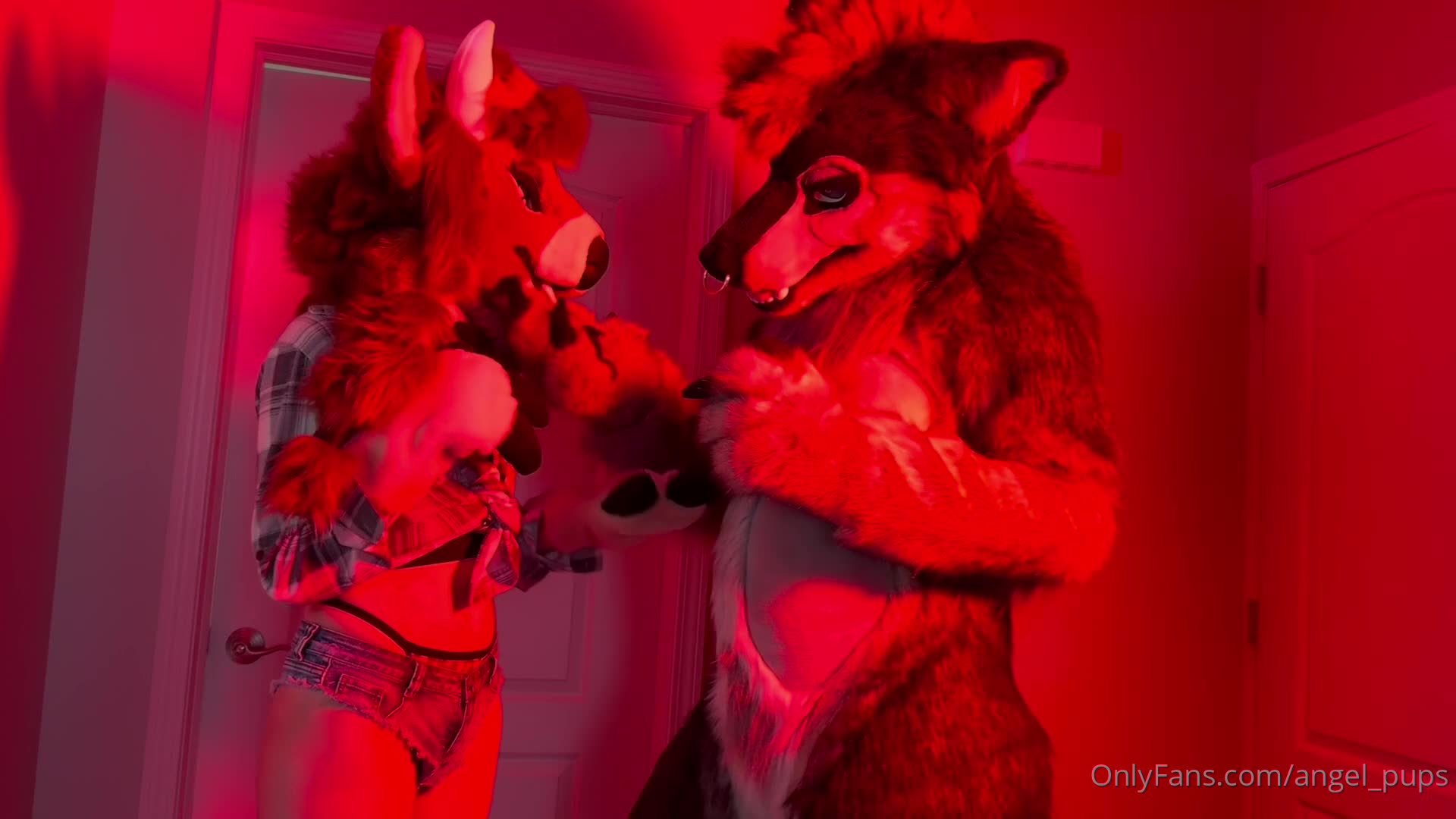 Angel_pups - Full Video! Who’s afraid of the Big Bad Wolf? Jessie was i..