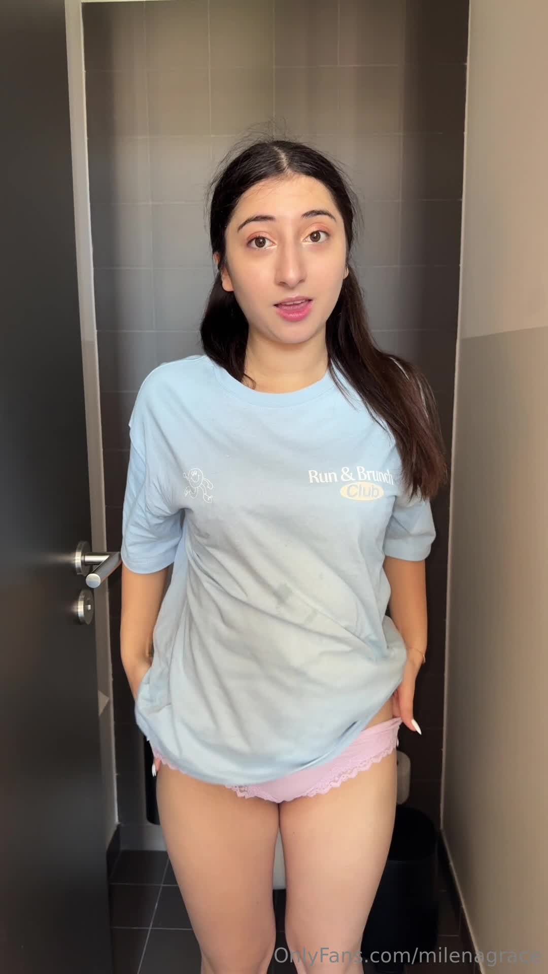 Milenagrace - Oops  Should i bend over and pick them up?