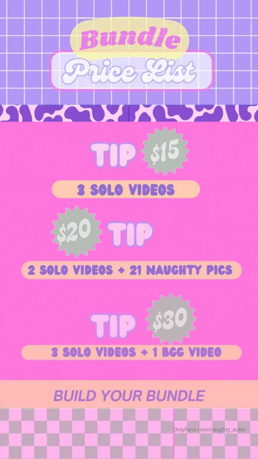 Naughty_autie - # ***BUILD YOUR  BUNDLE*** 
### And enjoy a TON of treats!!..
