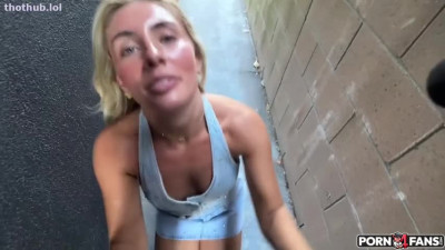 OnlyFans leaked Bonnie blue alleyway on HDthot