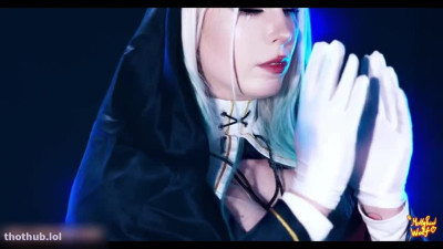 MollyRedWolf OnlyFans leaked Mollyredwolf: Nun Buffed My Cock On Stamina on HDthot