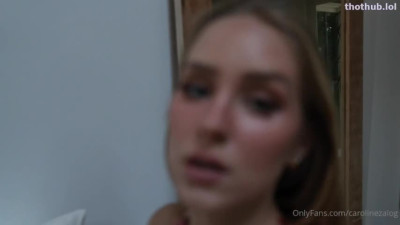 OnlyFans leaked Caroline Zalog slutty bondage on HDthot
