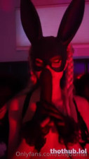 OnlyFans leaked Kristen Hancher - Devil Bunny black Dildo on HDthot