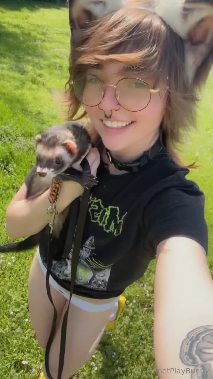 Planetplaybunny - Pantsless noodle walks!!! He was so excited to runnnn!!