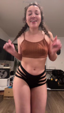 janiefit OnlyFans leaked Janiefit - Should I do more TikTok dances here in these shorts? on HDthot