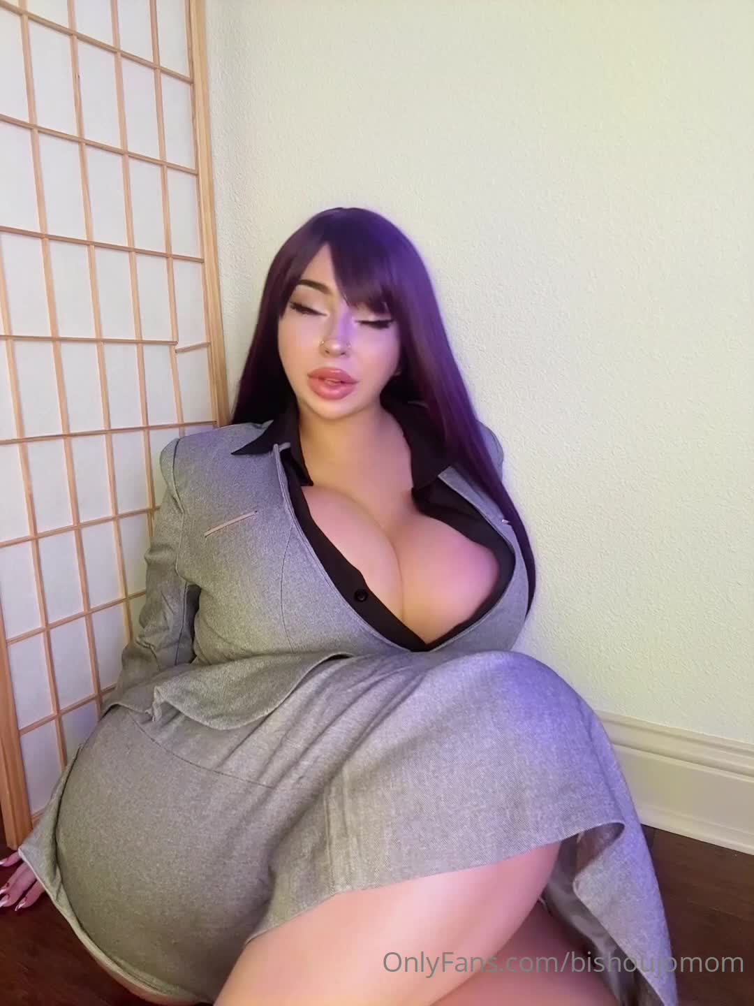 Bishoujomom - NEW Big Boobie Boss Suzuka Implied Cock Riding 7mi..