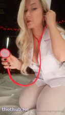 OnlyFans leaked Bigtittygothegg naughty nurse is officially off-duty… and riding for her life on HDthot