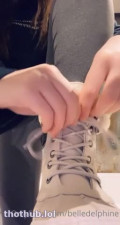Belle Delphine OnlyFans leaked Belle Delphine - Topless In Bath With Shoes on HDthot