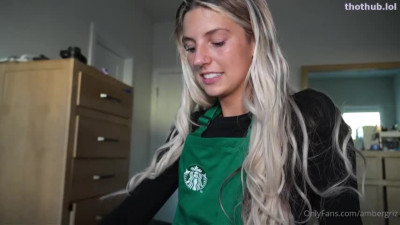 OnlyFans leaked Ambie Bambii Starbucks Employee Gets Fucked By Customer on HDthot