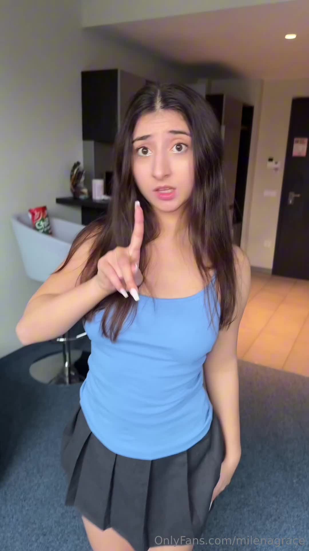 Milenagrace - If you came home from work to me dressed like this, would yo..