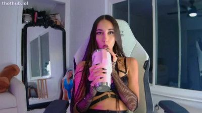 OnlyFans leaked Izzy Green Live Stream goth raver girl on HDthot