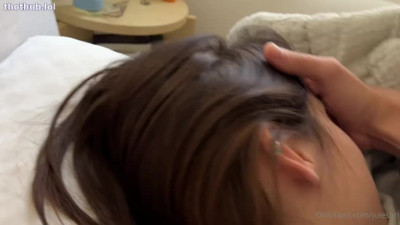OnlyFans leaked Jules Ari Morning Blowjob on HDthot