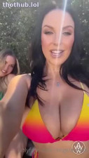 Mia Malkova OnlyFans leaked Angela White Pool Gg Pussy Play With Mia Malkova Video Leaked on HDthot