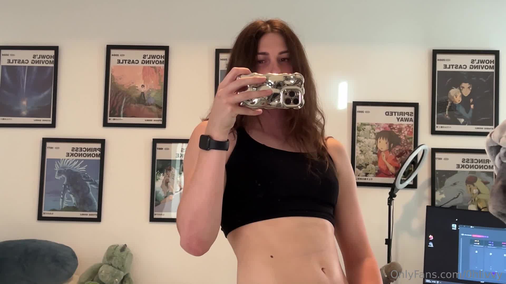 0hlivvy - Do you like to watch me masturbate in the mirror