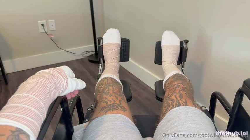 Caring for his injury