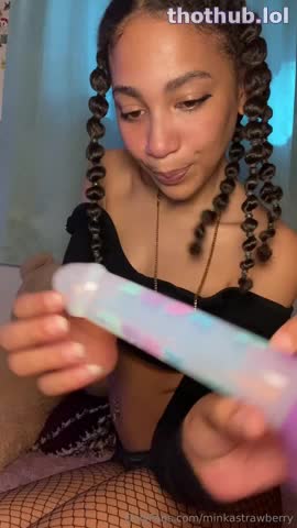 minkastrawberry dildo ride