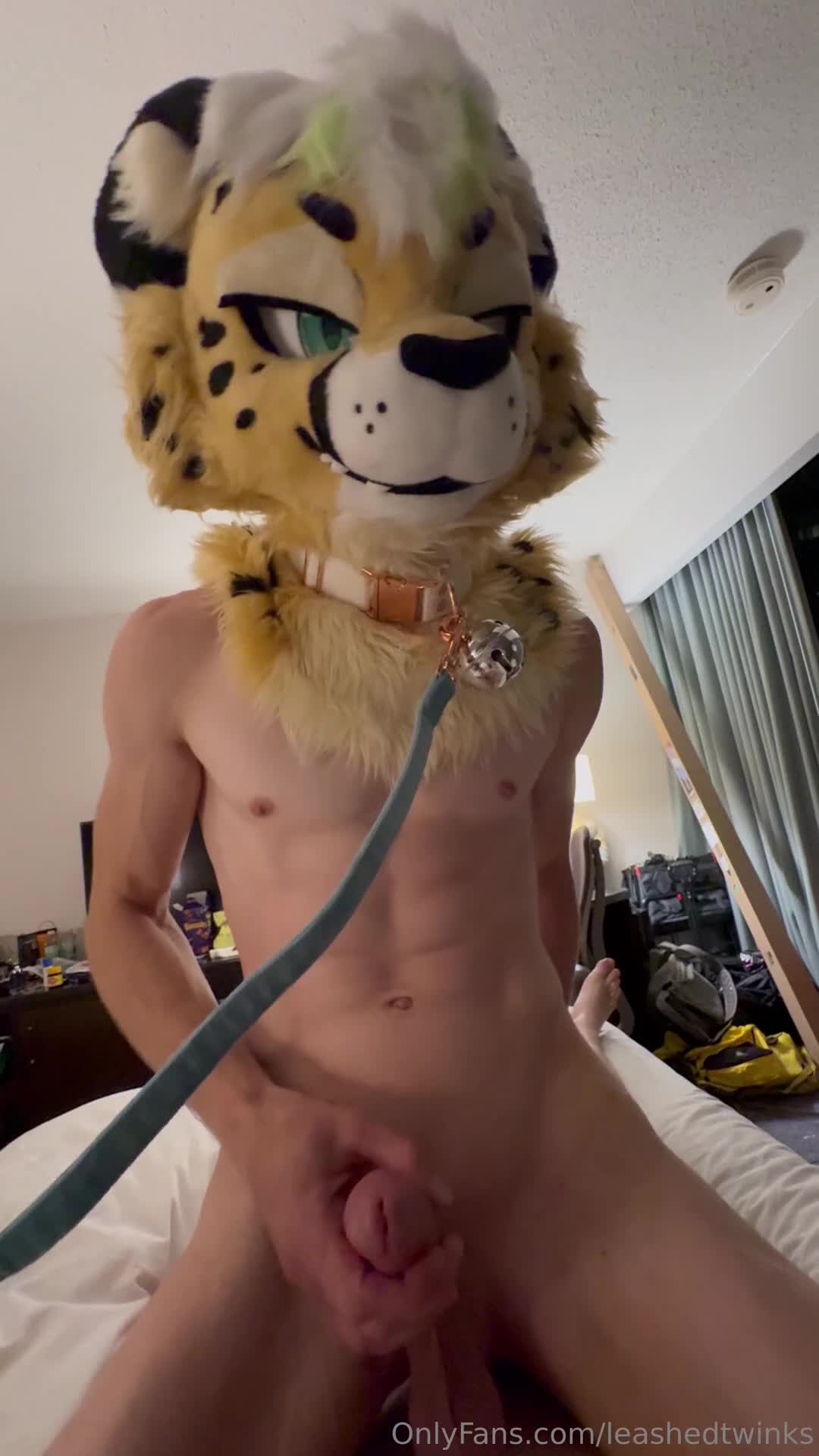 Leashedtwinks - Once that leash clicks around my collar… your wishes… are my..