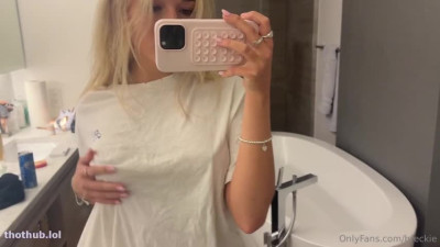 Breckie Hill Tits Play w nipslip