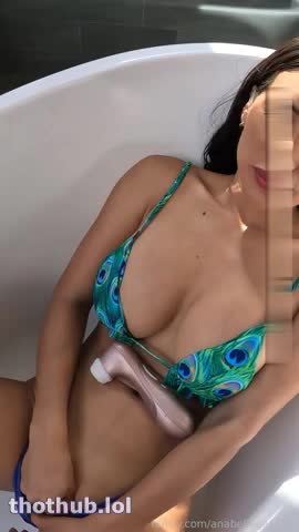 OnlyFans leaked Anabella Galeano Pussy-Hitachi tease in bathtub on HDthot