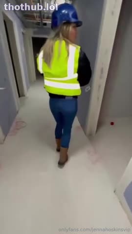 OnlyFans leaked Jenna Hoskins Sneaky Sex In The Public Construction on HDthot
