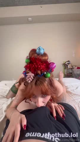 OnlyFans leaked Nixxxie POV MrsClause riding cream pie sex tape on HDthot